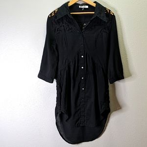 Moreno black button up